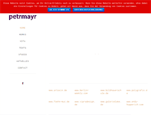 Tablet Screenshot of petrmayr.de